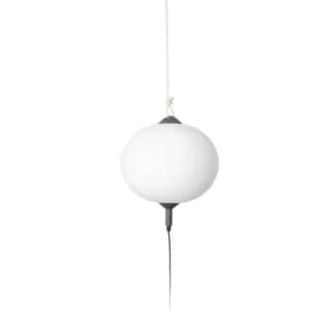 Saigon Globe Pendant White, E27, IP65