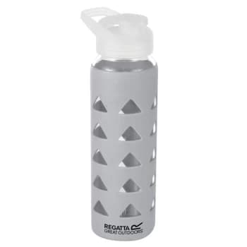 Regatta Glass/Silicon Bottle - Silver Grey