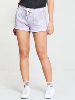 Nike Sportswear Gym Vintage Shorts Lilac Lilac Size M Women