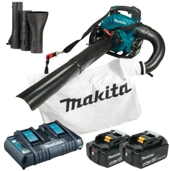 Makita - DUB363PT2V Twin LXT 18v / 36v Brushless Leaf Blower Mulcher Vacuum 2x 5.0