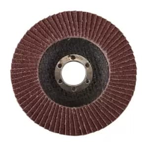 Silverline Aluminium Oxide Flap Disc 115mm 60 Grit 793761