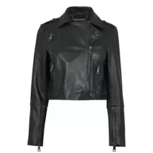 Ted Baker Ssalli Leather Jacket - Black