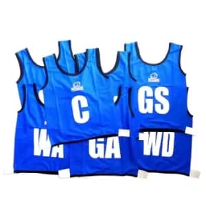 Rhino Netball Bibs (junior, Blue)