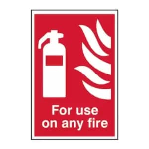 For Use on Any Fire - PVC (200 x 300mm)