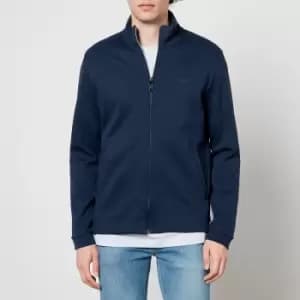 BOSS Athleisure Mens Skaz Curved Zipped Sweatshirt - Navy - XL