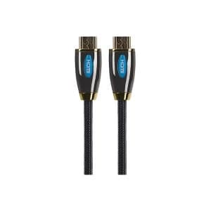 Maplin Pro HDMI (male) to HDMI (male) Braided Cable Gold plated 3m