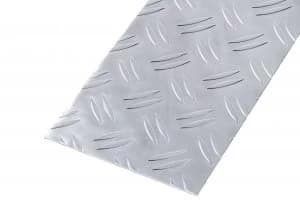 Wickes Metal Sheet Aluminium Checkerplate 120 x 1000mm