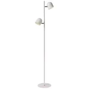 Lucide SKANSKA - Floor Lamp - LED Dim. - 2x5W 3000K - White