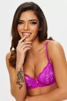 Sexy Lace Planet Padded Plunge Bra