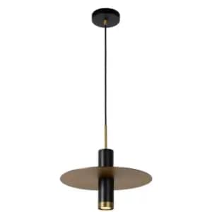 Lucide SELIN - Pendant Light - Ø35cm - 1xGU10 - Black