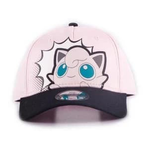 Pokemon - Jigglypuff PopArt Adjustable Unisex Cap - Pink/Black