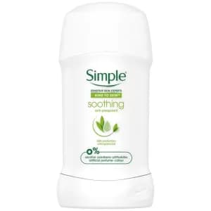 Simple Soothing Antiperspirant Deodorant 40ml