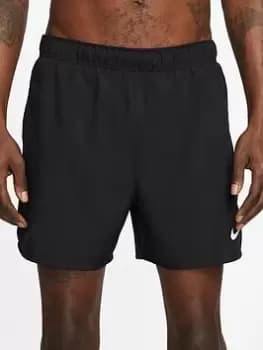 Nike Run Challenger Dri Fit 5" Brief Lined Short - Black, Size 2XL, Men