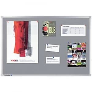Legamaster Wall Mountable Cork Board Professional 120 x 90cm Grey