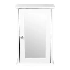 Alaska Mirrored Wall Cabinet White