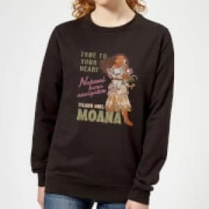 Moana Natural Born Navigator Womens Sweatshirt - Black