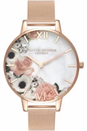 Ladies Olivia Burton Marble Florals Watch OB16MF13