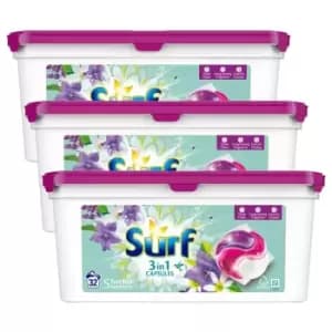 Surf 3 in 1 Herbal Extracts Laundry Washing Capsules 32 Washes