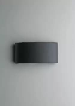 Outdoor Integrated LED Flush Wall Light, Antracite, IP54, 4000K
