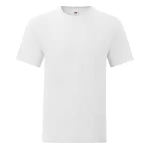 Fruit Of The Loom Mens Iconic T-Shirt (4XL) (White)