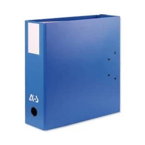 Arianex Double Capacity Lever Arch Files File with A-Z Dividers 2x50mm Spines A4 Black Ref DA4-BK