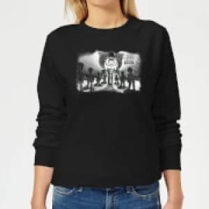 Toy Story Evil Dr Pork Chop Speech Womens Sweatshirt - Black