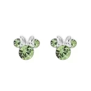 Disney Minnie Silver Plated August Birthstone Stud Earrings EF00469SAUGL.PH