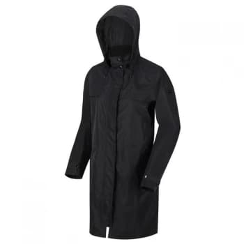 Regatta Abiela Longline Stretch Waterproof & Breathable Ja - Black