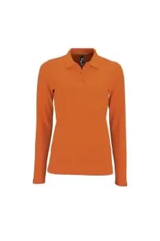 Perfect Long Sleeve Pique Polo Shirt