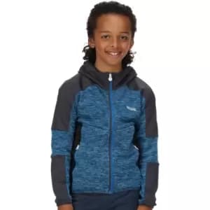 Regatta Boys Dissolver V Marl Knit Hooded Fleece Jacket 11-12 Years - Chest 75-79cm