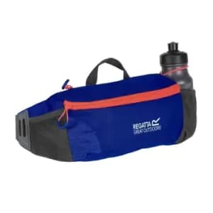 Regatta Blackfell III Hip Pack With Bottle (One Size) (Surfspray Blue/Blaze Orange)