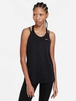 Nike Training Dry Essentials Elastika Tank - Black Size M Women