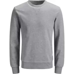 Jack and Jones Basic Crew Sweater - Grey