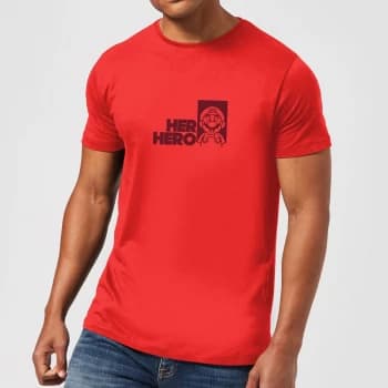 Super Mario Her Hero Mens T-Shirt - Red - XL