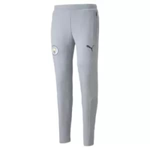 Puma Manchester City FC Casual Sweat Pants Mens - Grey
