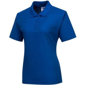 Portwest - B209RBRM - sz M Naples Ladies Polo Shirt Workwear - Royal Blue