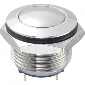 TRU COMPONENTS GQ16B 10JN Tamper proof pushbutton 48 Vdc 2 A 1 x OffOn IP65 momentary
