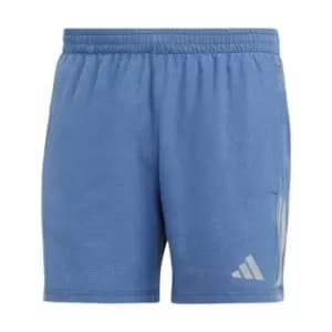 adidas Own the Run Heather Shorts Mens - Dark Blue Melange
