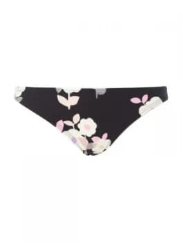 Kate Spade New York Posey grove classic bikini bottom Black