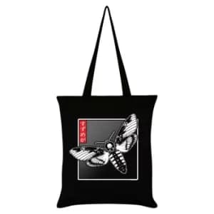 Unorthodox Collective Oriental Death Head Moth Tote Bag (One Size) (Black)