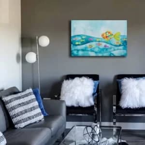 45702021C-041 Multicolor Decorative Canvas Painting