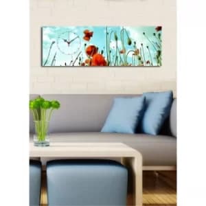 3090CSMOR-2 Multicolor Decorative Canvas Wall Clock