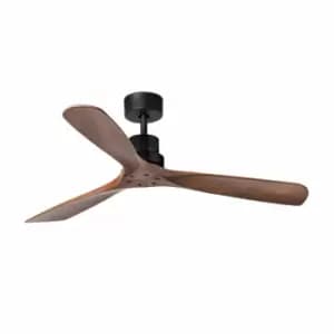 Lantau Matt Black Ceiling Fan With DC Motor 2700K