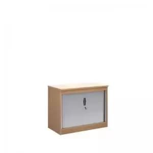 Systems horizontal tambour door cupboard 800mm high - beech