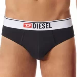 Diesel Denim Division Cotton Briefs - Black L