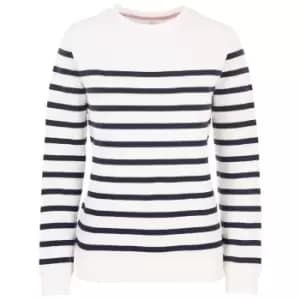 Trespass Womens Chloe Sweatshirt (S) (White/Navy)