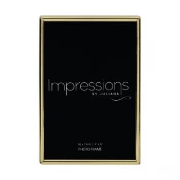 4" x 6" - Impressions Brass Plated Thin Photo Frame