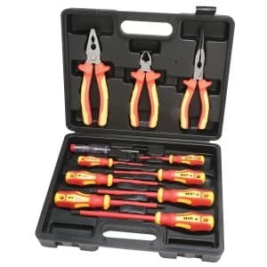 Hilka 11 Piece VDE Screwdriver & Plier Set
