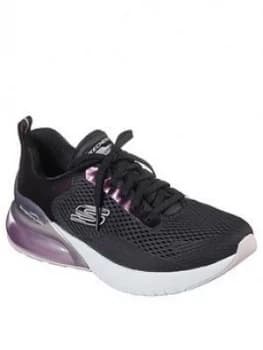 Skechers Skech-Air Stratus Glamour Tour Trainers - Black/Pink, Size 7, Women