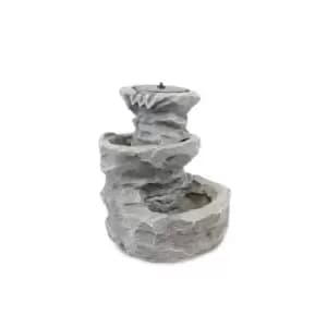 Gardenwize Cascading Rock Solar Water Feature